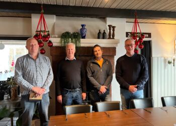 Palle W. Nielsen, Niels Chr Jakobsen, Paw Rytter og Niels Skipper.