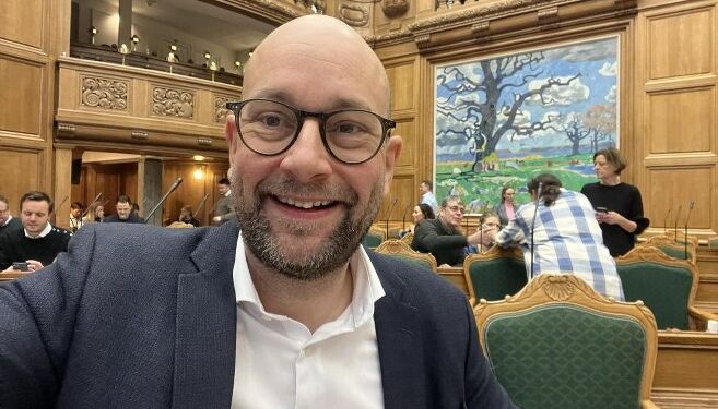 Rasmus Prehn i Folketingssalen. Foto: Arkiv.