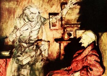 Ebenezer Scrooge og hans kompagnon Jacob Marley huserede i Skotland. Charles Dickens blev angiveligt inspireret til at skrive sit juleeventyr efter at have set en gravsten i Edinburgh over en mand ved navn Ebenezer Scroggie. Edinburgh var netop et rejsemål for mange medlemmer af Hjørring Byråd i 2022. Foto: Pixabay.
