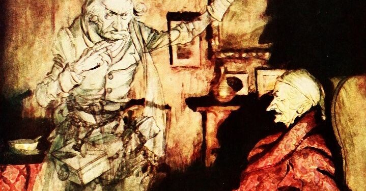 Ebenezer Scrooge og hans kompagnon Jacob Marley huserede i Skotland. Charles Dickens blev angiveligt inspireret til at skrive sit juleeventyr efter at have set en gravsten i Edinburgh over en mand ved navn Ebenezer Scroggie. Edinburgh var netop et rejsemål for mange medlemmer af Hjørring Byråd i 2022. Foto: Pixabay.