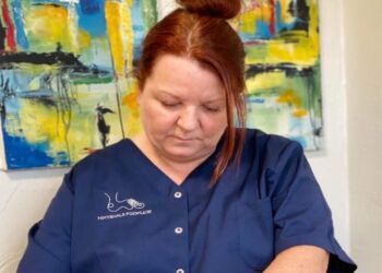 Fodplejer Charlotte Kosela.