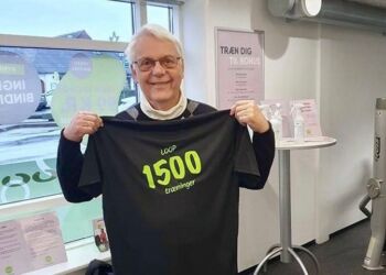 Jørgen på snart 83 år hos LOOP i Sindal. Foto: Privat.