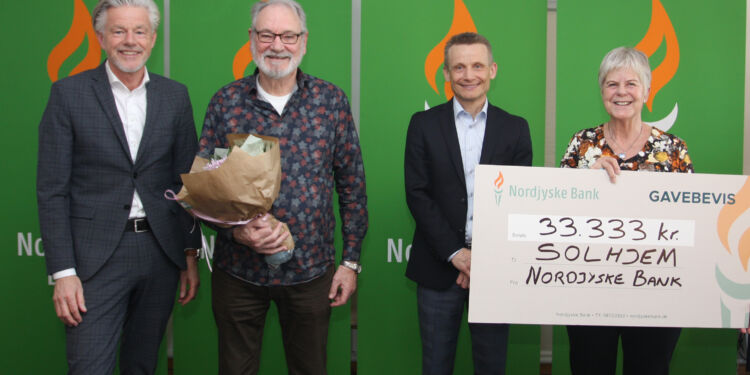 Aktivitetshuset Solhjem Bjergby-Mygdal har tidligere modtaget foreningsprisen fra Nordjyske Bank.