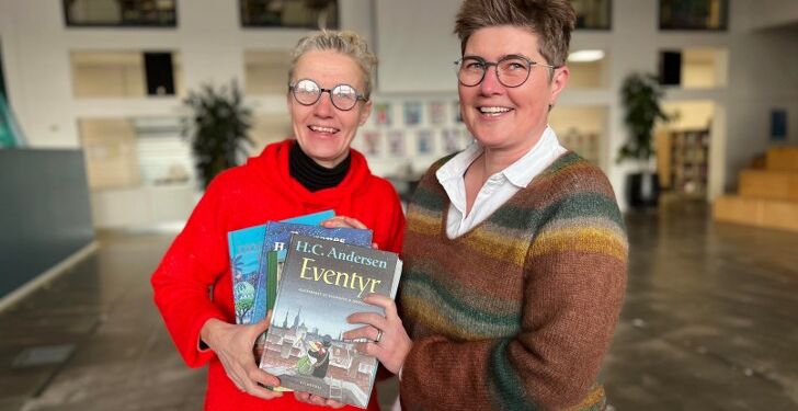 Underviser Rita Grønkjær fra Professionshøjskolen UCN og til højre skoleleder Louise Høholt. Foto: Niels Skipper.