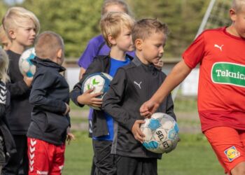 Fodboldskole hos Sindal IF. Foto: Arkiv.