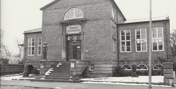 Hjørring Kunstmuseum i Brinck Seidelinsgade 1984. Foto: Finn Folsted.