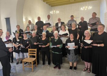 Hirtshals Kirkes Voksenkor. Foto: Arkiv.