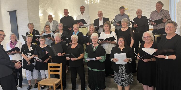 Hirtshals Kirkes Voksenkor. Foto: Arkiv.