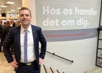 Jesper Cebula Rasmussen hos Spar Nord. Foto (arkiv): Palle W. Nielsen