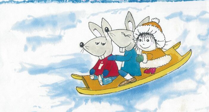 Foto fra filmen `Cirkeline på med vanten´. Instr. Jannik Hastrup.