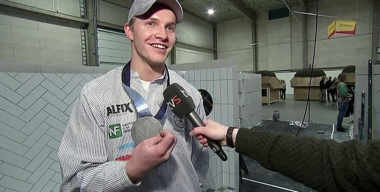 Flisemurerlærling Kristian Bak Hansen, EUC Nord, Hæstrup Murerforretning ApS.