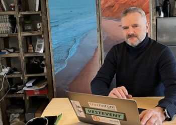 Martin Svendsen hos Vestevent i Løkken. Foto: Claus Dindler.