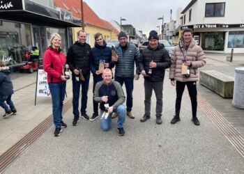 Alle de seje deltagere i osterulningsløbet hos Ostemanden.