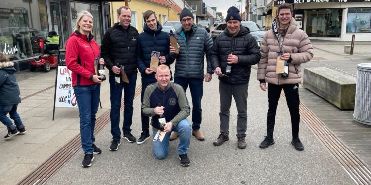 Alle de seje deltagere i osterulningsløbet hos Ostemanden.