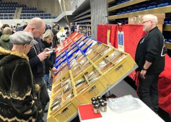 Ove har mange besøgende på kræmmermarkedet i Arena Nord. Foto: Palle W. Nielsen