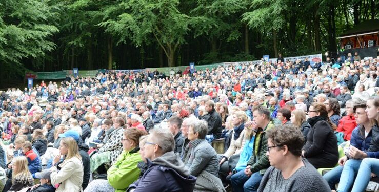 Publikum til Hjørring Sommerspil. Foto (arkiv): Hanne Hvidegaard.