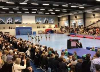 Gymnastikopvisning i Hallen Park Vendia. Foto: Arkiv.