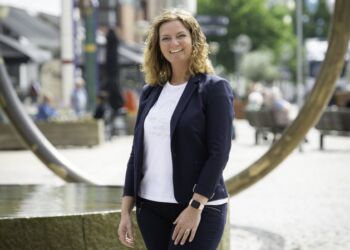 Hjørring Handels formand Betina D. Jensen ser lyst på fremtiden. Foto: Creative Photo
