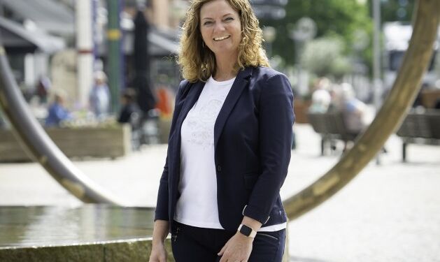 Hjørring Handels formand Betina D. Jensen ser lyst på fremtiden. Foto: Creative Photo