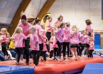 LIUF’s forskellige gymnastikhold giver den gas. Privatfoto