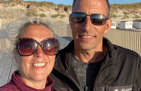 Heidi og Søren Nielsen på stranden ved Løkken.