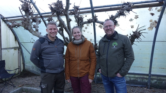 Fra venstre er det formand Carsten Hjerresen, Janne Hofmeister og Jesper Nielsen Overby.