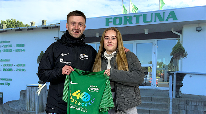 Julie Olander og Mathias Bengtsson. Foto: Fortuna.