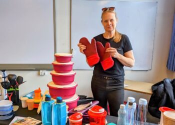 Teamleder Anne-Mette Søndergaard glæder sig til åbningen af Tupperware showroom på lørdag.