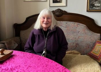 Lisbeth Birgersson på Den Gamle Station i Hirtshals. Foto: Niels Skipper.