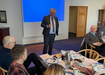 Borgmester Søren Smalbro fortæller om Rigets Tilstand i Hjørring Kommune.