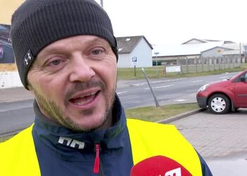 Per Mejlholm fra GVL Løkken. Foto: TV2 Nord.