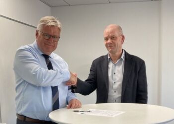 Borgmester Søren Smalbro og direktør Jørgen Høll.