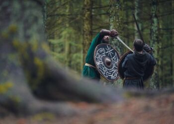 Rollespil i Yxengaard. Foto (arkiv): Arturs Pirazkov.