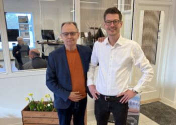 Jørgen åbnede firmaet i 2002, og fem år senere kom Heine med i Hedegaard Madsen. Foto: Palle W. Nielsen