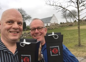 Mads og Jens stiller op for mange gode sager. Privatfoto