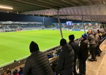 Søndag spilles sidste hjemmekamp i slutspillet på Nord Energi Arena. i Hjørring Arkivfoto: Palle W. Nielsen