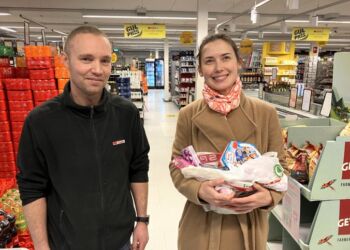 Tania Popova og Dennis Bak arbejder for en god sag. Foto: Palle W. Nielsen