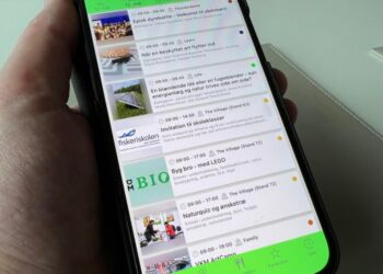 Nemt og overskueligt bliver den store event med den fine app til Naturmødet 2023. Foto: Niels Skipper.