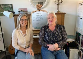 Helle Løchte og Lisbet Hvid Hermansen (th) arrangerer Hirtshals Operafestival. Foto: Niels Skipper.
