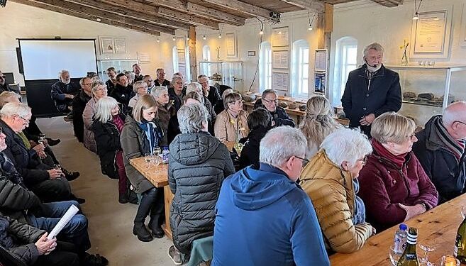 Troels Bidstrup Hansen ved Kunst på Fyret 2023. Foto: Niels Skipper.