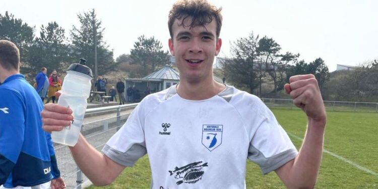 Kampens spiller Malthe Samuel. Foto: Niels Chr. Jakobsen.