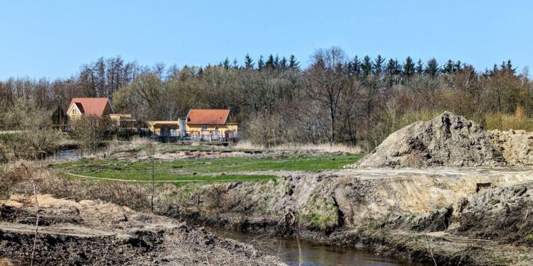 Området omkring Bindslev Gl. Elværk ændres markant, når Fisketrappen fjernes. Foto: Arkiv.