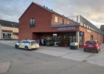 Politiet var hurtigt fremme ved Rema 1000 i Hirtshals.