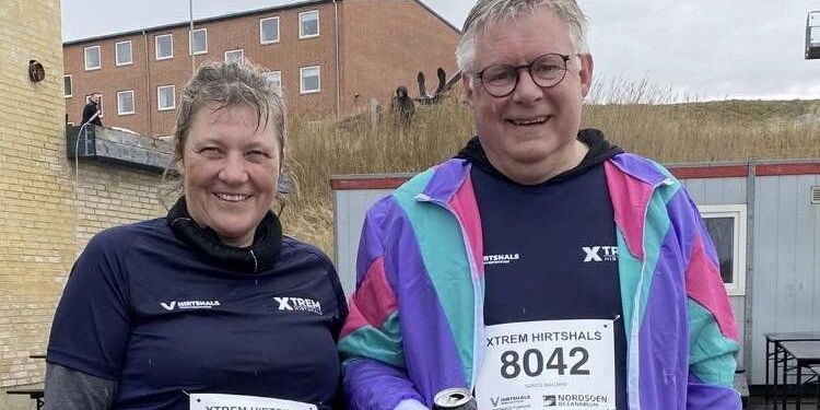 Mette og Søren Smalbro efter XTREM Hirtshals. Foto: Privat.