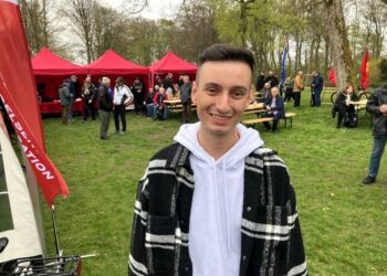 Jacob André Birkemose er næstformand i Dansk El-Forbund Nordjylland ungdom og elektriker-lærling. Foto: Palle W. Nielsen