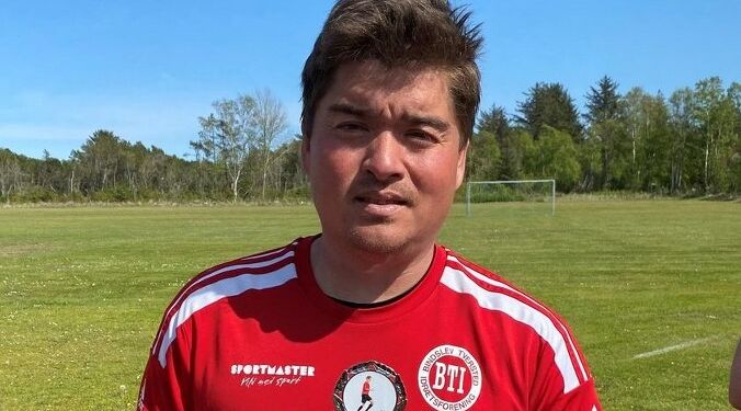 Dennis Dalin hos BTI Fodbold.