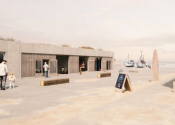 Visualisering af vinderforslaget, Arkitektfirmaet Hovaldt ApS.