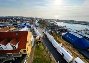 Solnedgang over Naturmødet 2023. Foto: Arkiv