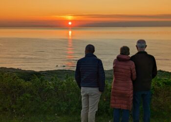 Solnedgang ved Hirtshals Fyr. Foto (arkiv): Niels Helver.