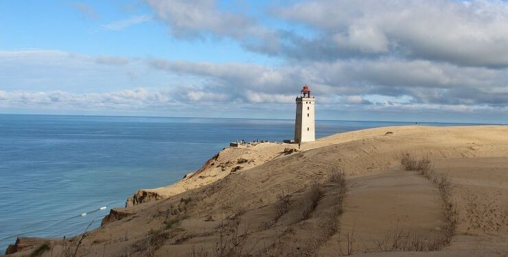 Rubjerg Knude syd for Lønstrup. Foto Sol og Strand.